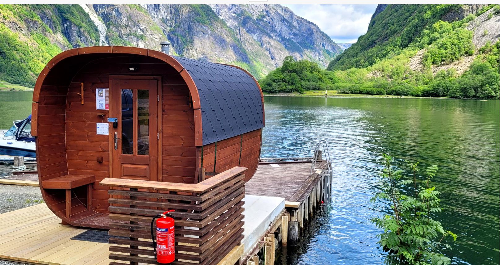 Bakka Sauna - Nærøyfjorden Camping
