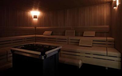 The Thief Spa sauna