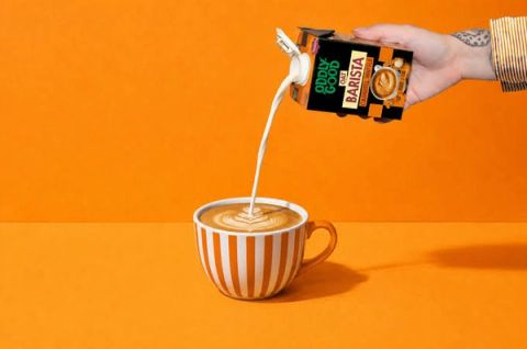Oddlygood launches a Caramel Waffle oat drink in Sainsbury's