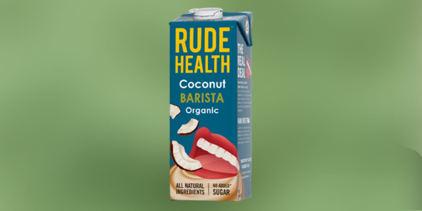 Rude Health launches the UK's first organic coconut barista drink
