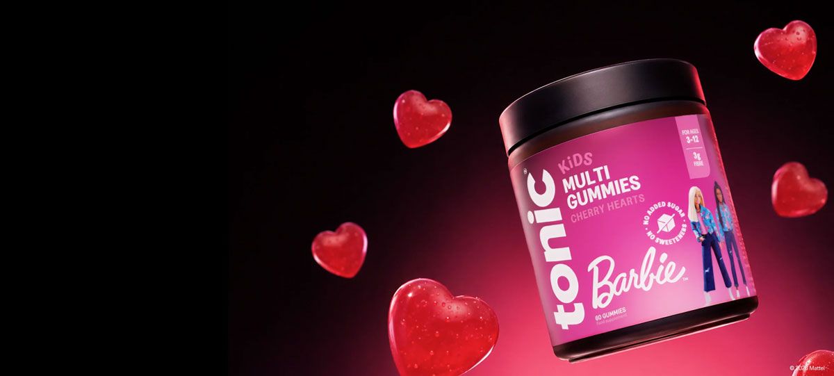 Tonic teams up with Mattel on character-led kids' vitamins