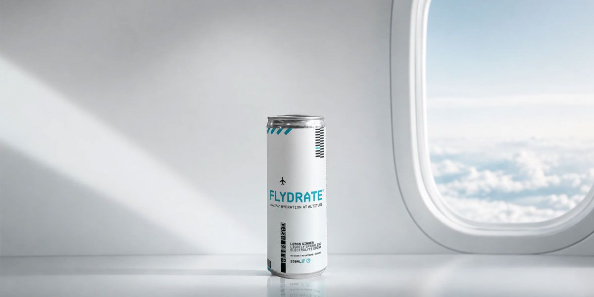 Flydrate is a hydration brand built for flying