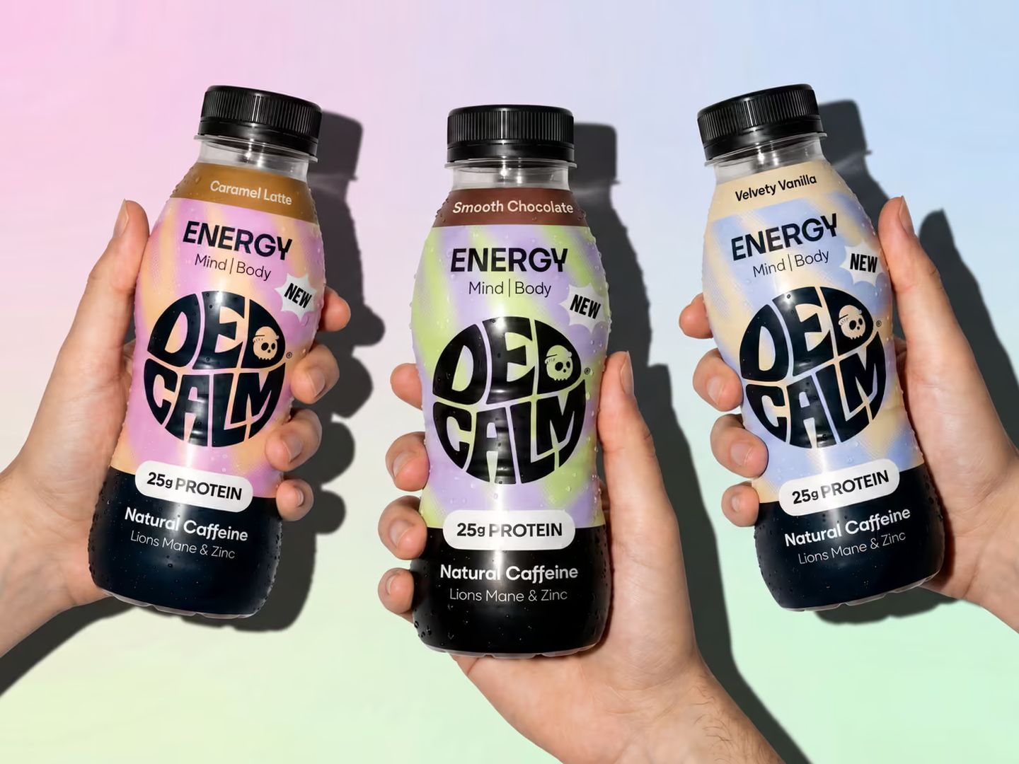 DedCalm debuts a trio of high-protein energy shakes