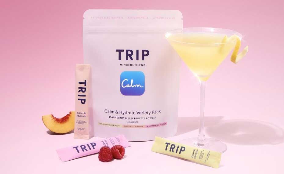 Trip adds new flavours to its Calm & Hydrate electrolyte range