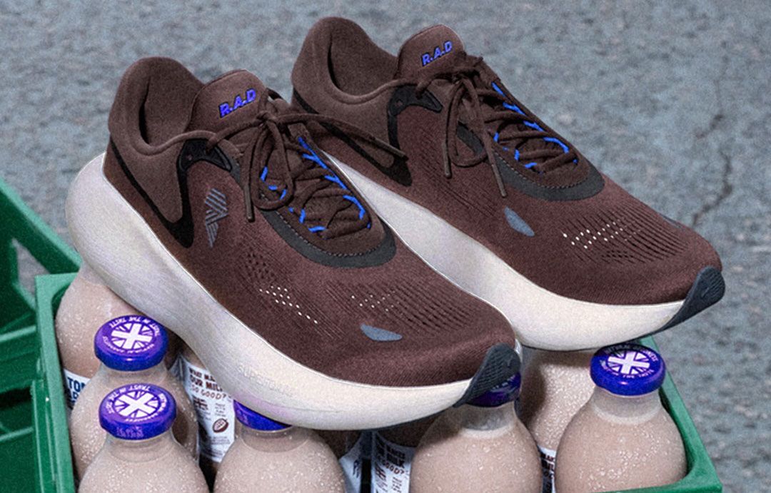 R.A.D. and Tom Parker Creamery team up for limited-edition running shoe and choclocate milk