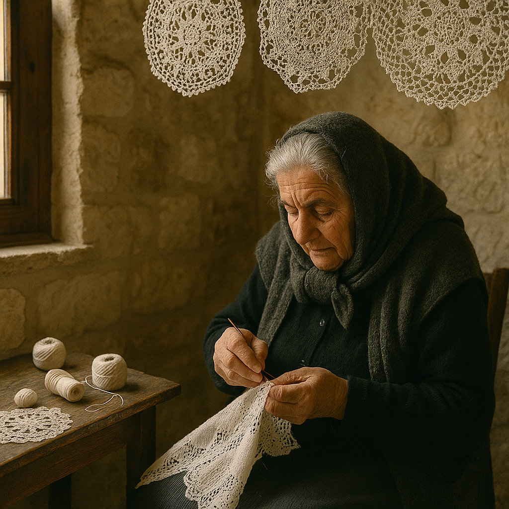 Beautiful scene from Cyprus winter journey