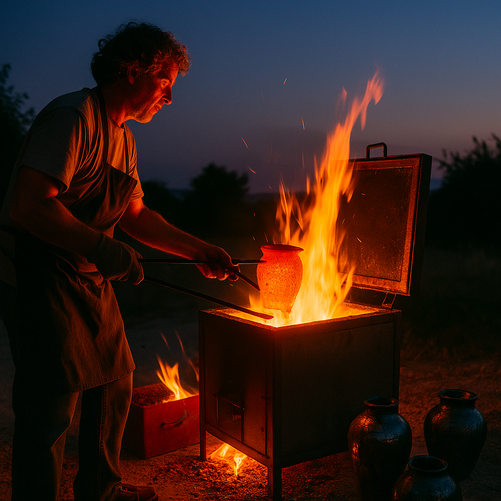Captivating scene from sun-fired ceramics — a day with the pottery makers in paphos
