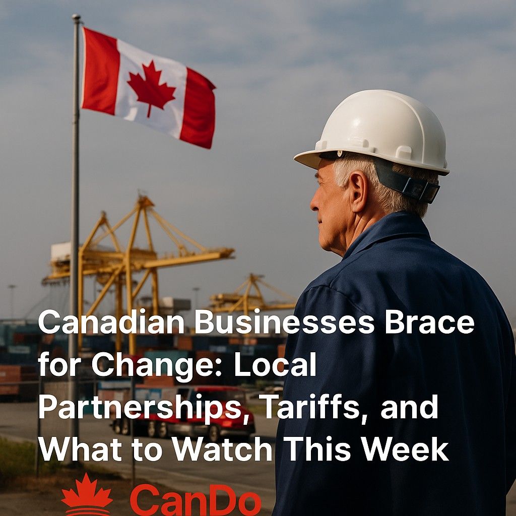 Canadian Businesses Brace for Change: Local Partnerships, Tariffs, and What to Watch This Week