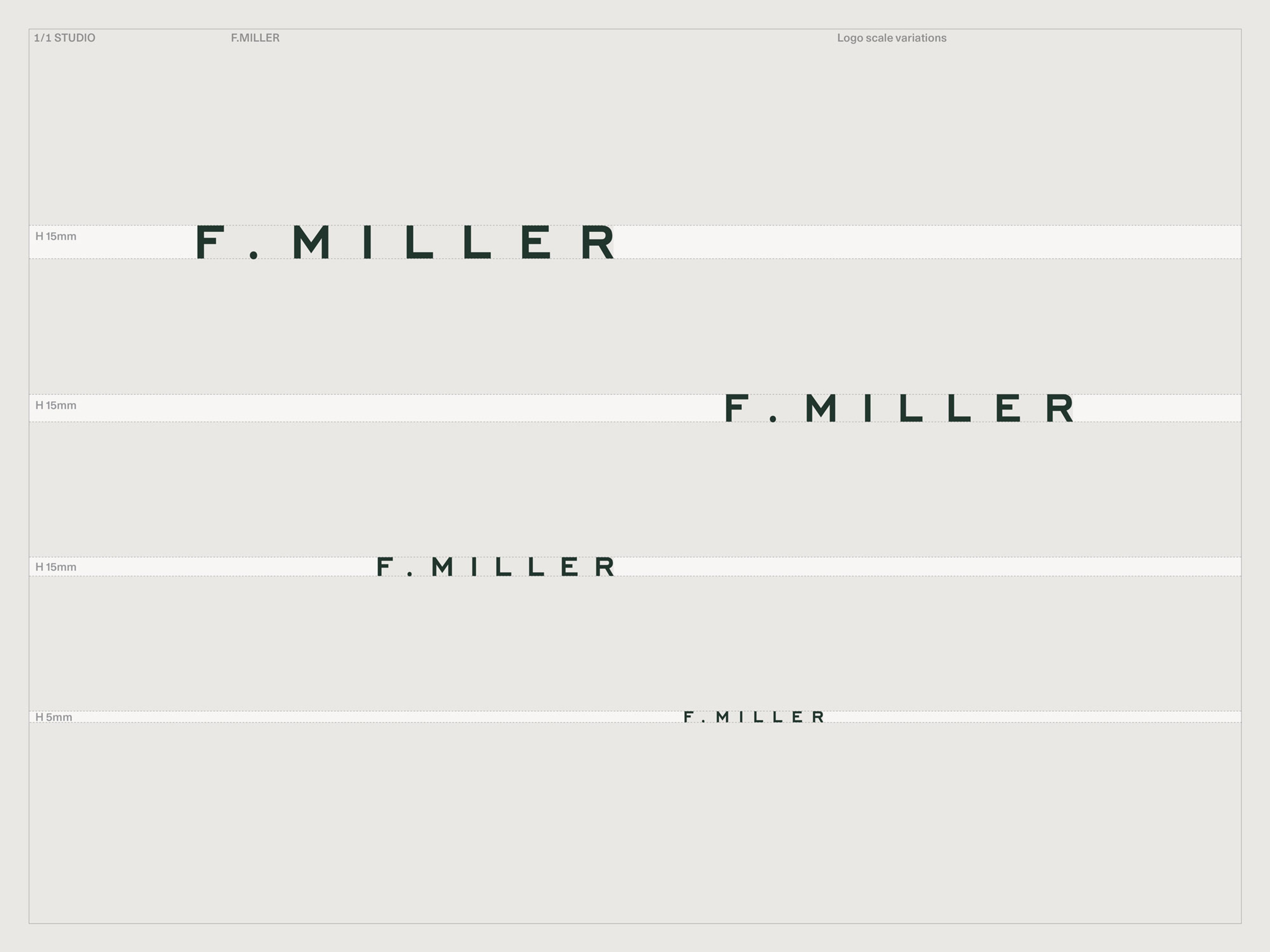  Logotype Scale Variations