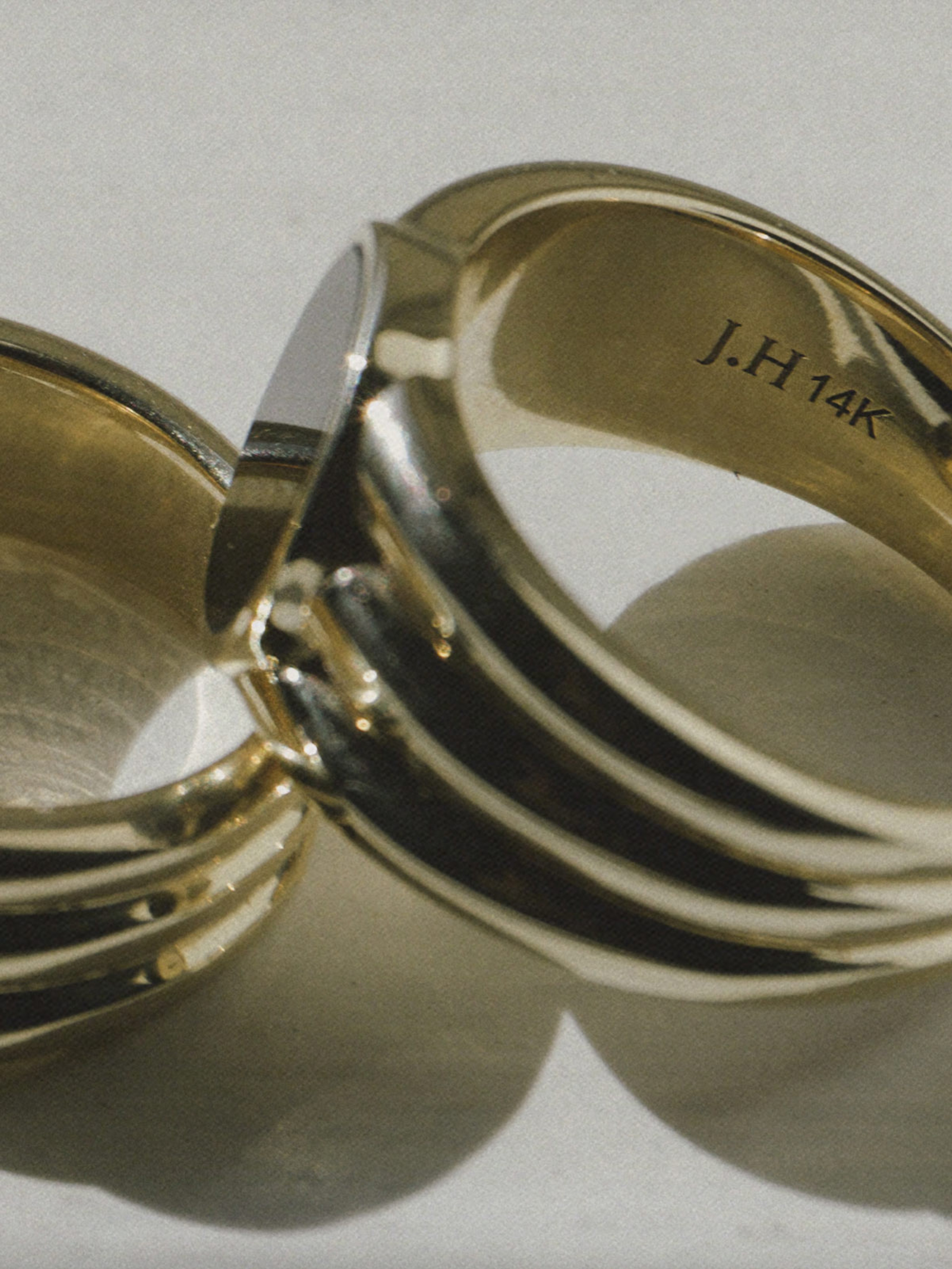 J.Hannah Logo Engraved Inside Ring