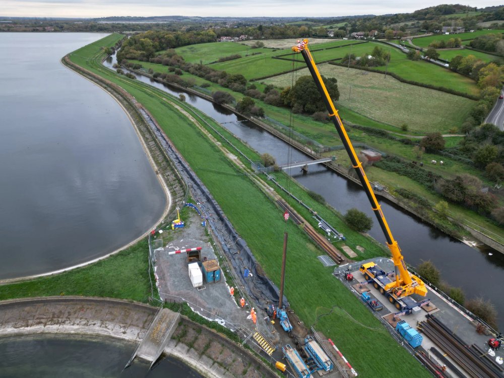 KGV: Sheet pile installation