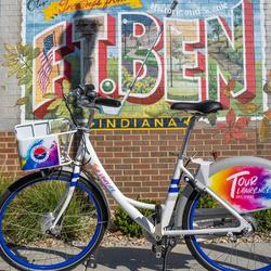 Tour Lawrence Bike and Fort Ben Park Mural (Credit: City of Lawrence)