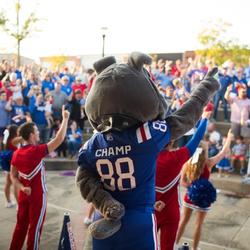 Pep rally at Louisiana Tech University