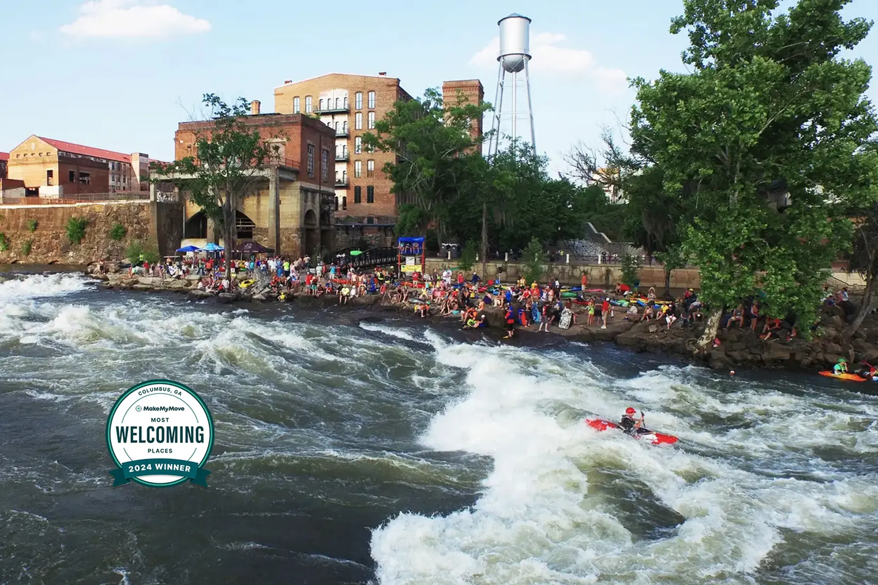 Kayaking Competition on the Chattahoochee River