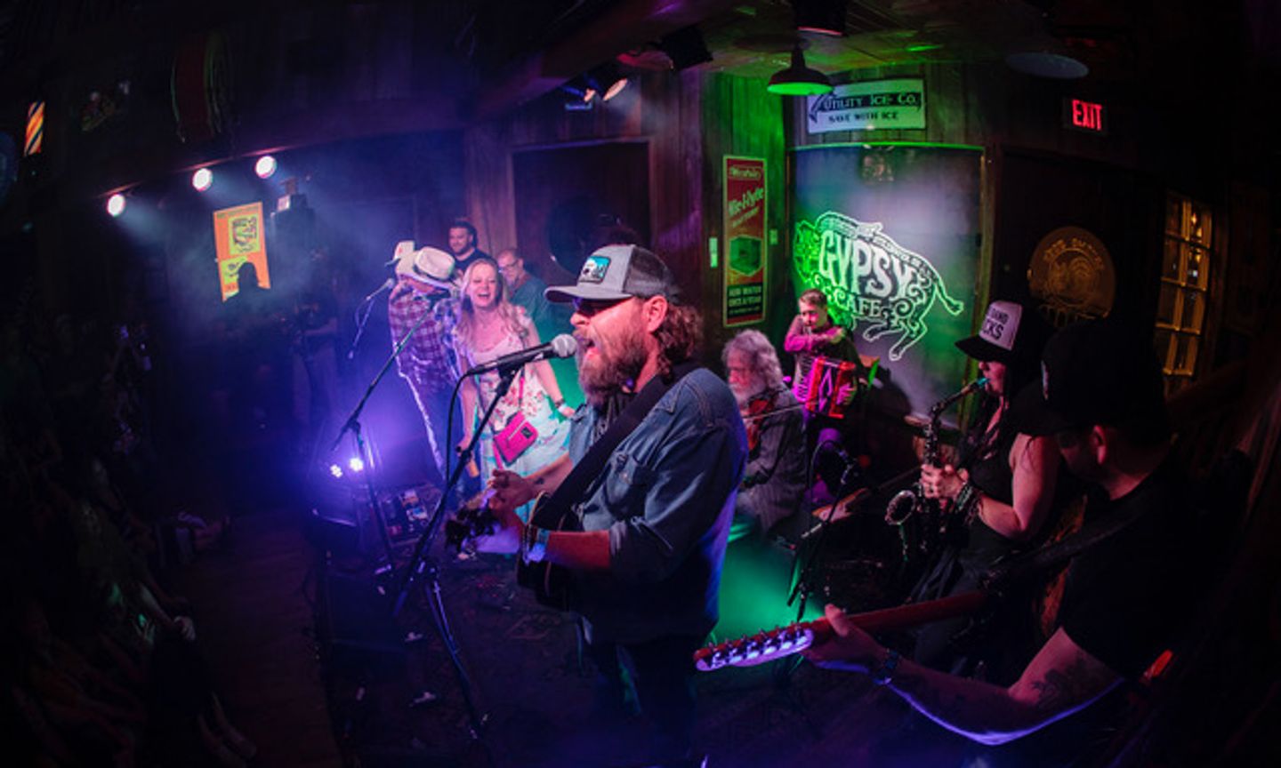 Chad Sullins delights Red Dirt music fans during a performance at Gypsy Cafe Music Festival