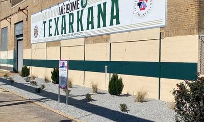 In spring 2023, community members taking part in a program sponsored by the non-profit Leadership Texarkana completed a station beautification project. 