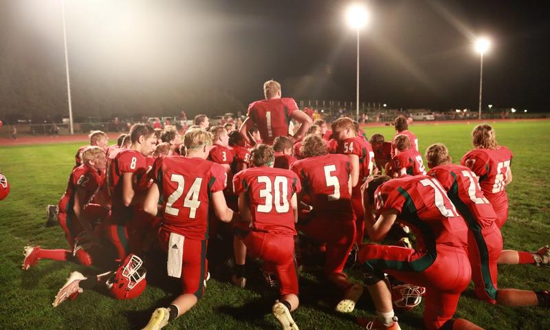 Football Team Huddle