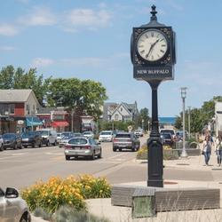 Downtown New Buffalo, Michigan (Credit: Discover Southwest Michigan)
