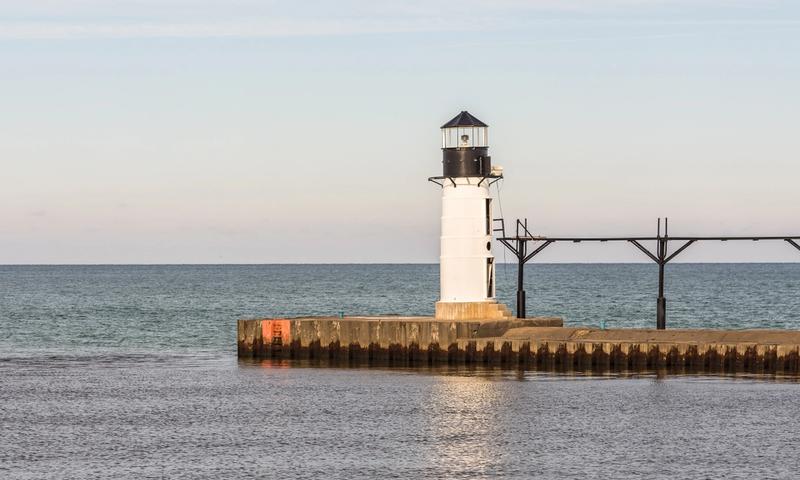 North Pier Outer Lighthouse and catwalk in Benton Harbor attracts visitors from all over.