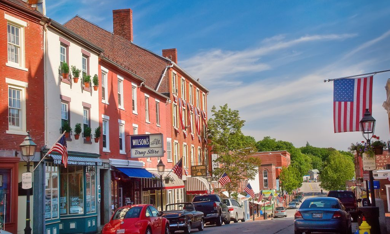 Bath, Maine Downtown