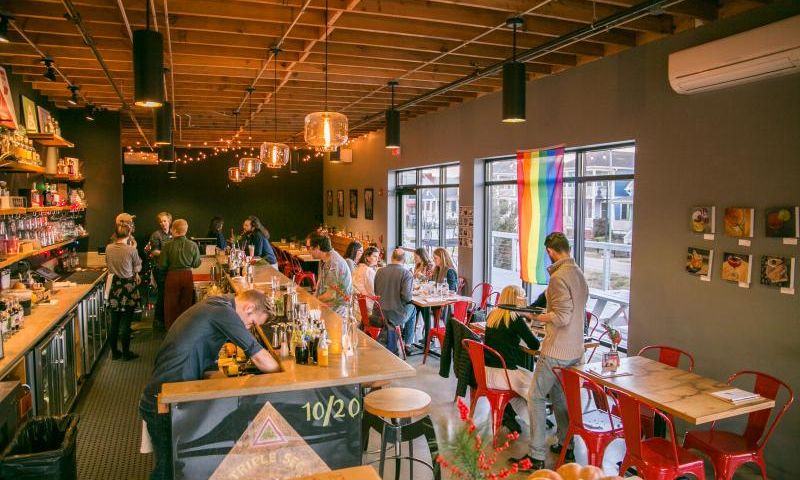 Bloomington's first Indiana Craft Distillery, Cardinal Spirits (photo cred: Visit Bloomington)