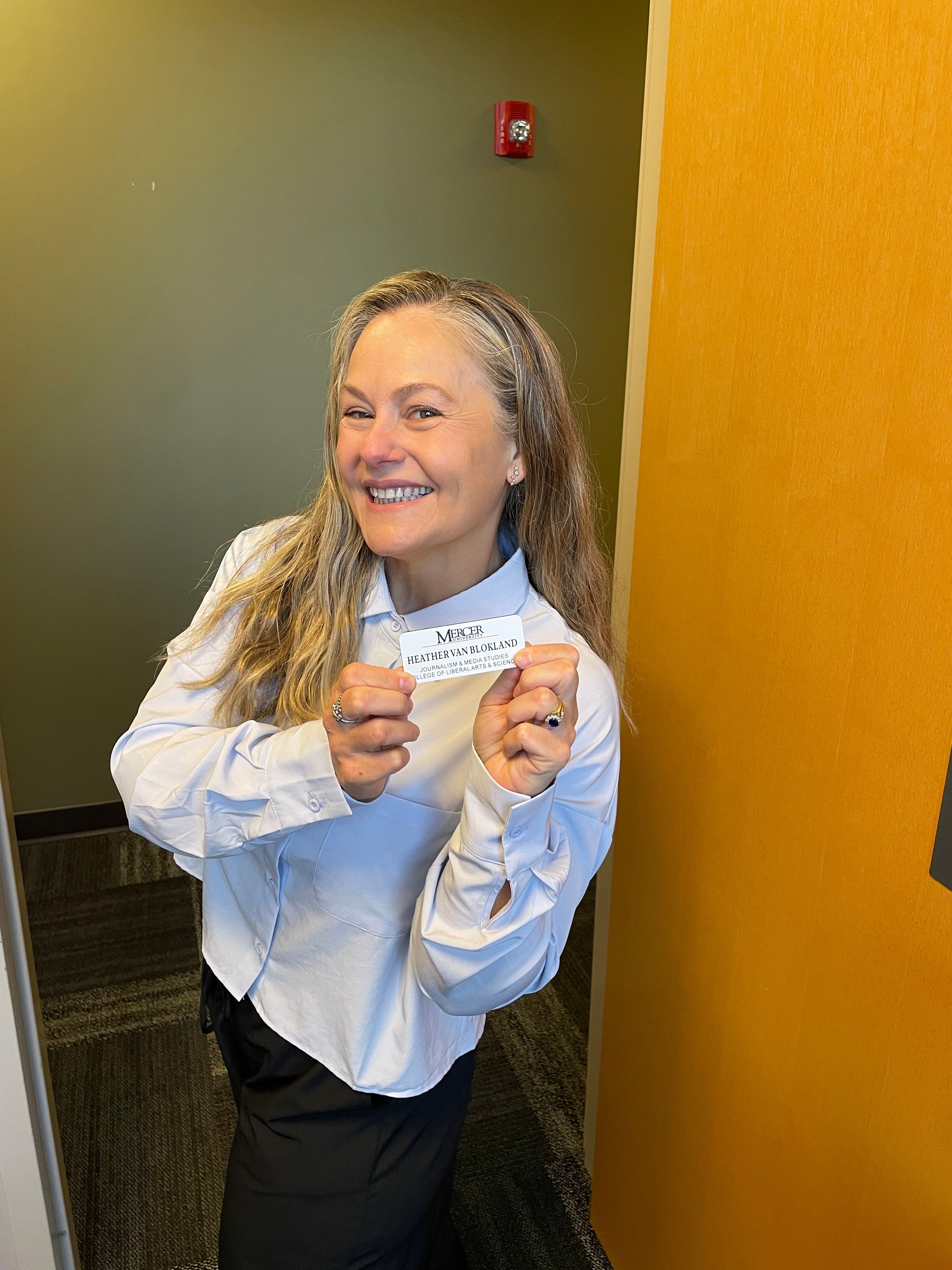 Heather celebrates her new role at Mercer University, marking the start of her next chapter in Macon, Georgia.