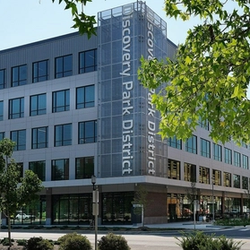 The Discovery Park District located on the south end of Purdue University is a developing community of housing, companies, and professionals from across the country.
