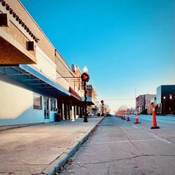 Downtown corridor, credit to City of Neodesha Facebook Page