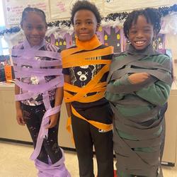 School kids having fun in Halloween (Credit to Farrell Area School District Facebook page)