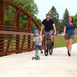Family at Ella Sharp Park    