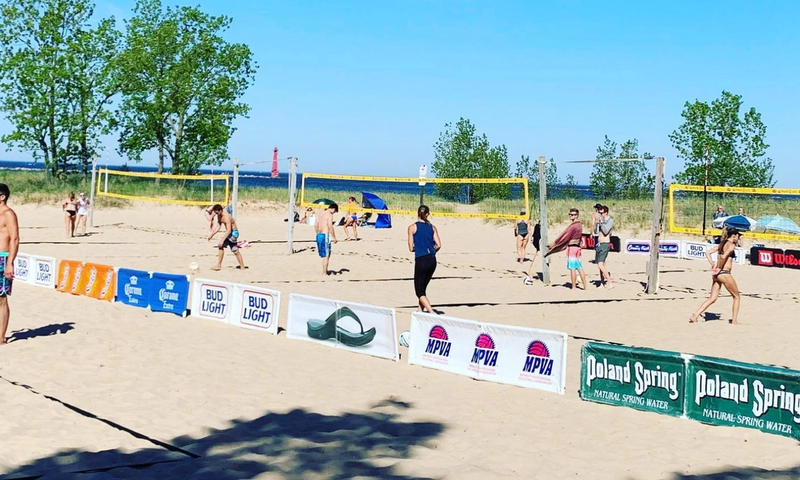 Beach Volleyball Competition in Muskegon (Credit: Watch Muskegon)