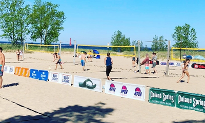 Beach Volleyball Competition in Muskegon (Credit: Watch Muskegon)