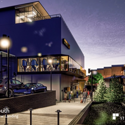 The Station at Lakeview Landing, a mixed-use entertainment district.