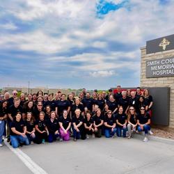 The wonderful hospital staff at Smith County Memorial Hospital!