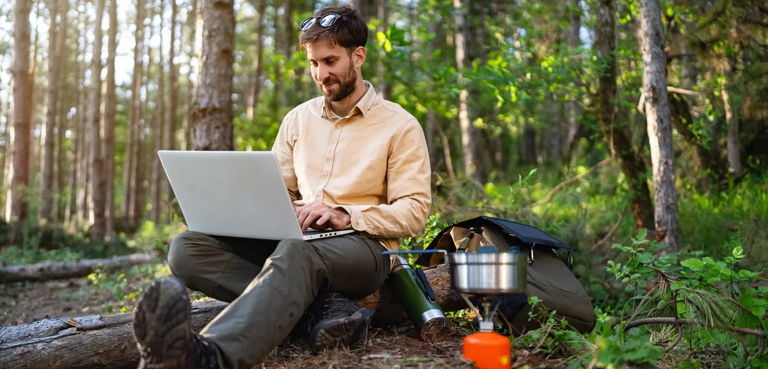 One of the benefits of remote work is living in a place that aligns with the worker's lifestyle.