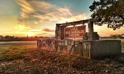 Lake Bob Sandlin State Park is located just a short drive from Mount Pleasant.