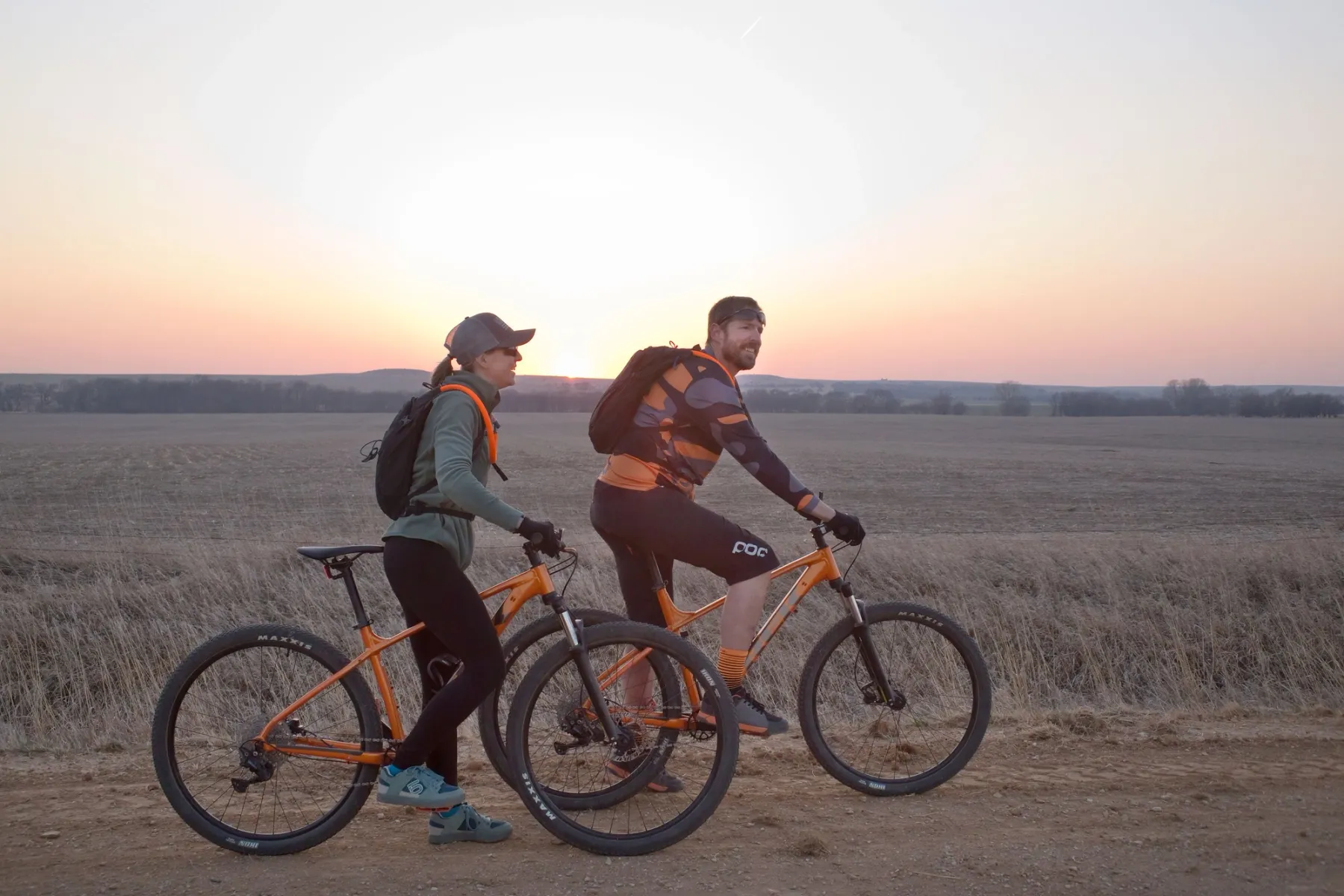 Gravel Cycling in Lincoln County, Kansas