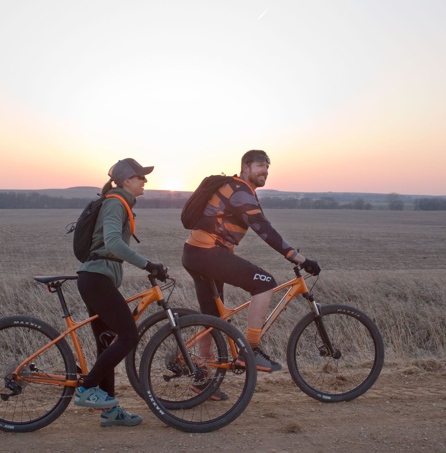 Gravel Cycling in Lincoln County, Kansas