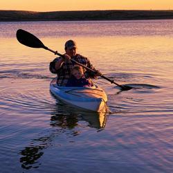 Kayaking on Waconda Lake