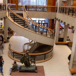 Ball State University's Bracken Library, where relocators will have access through the program. (Image credit: Ball State University)