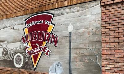 Welcome to Auburn Mural (Image Credit: Auburn, Indiana)