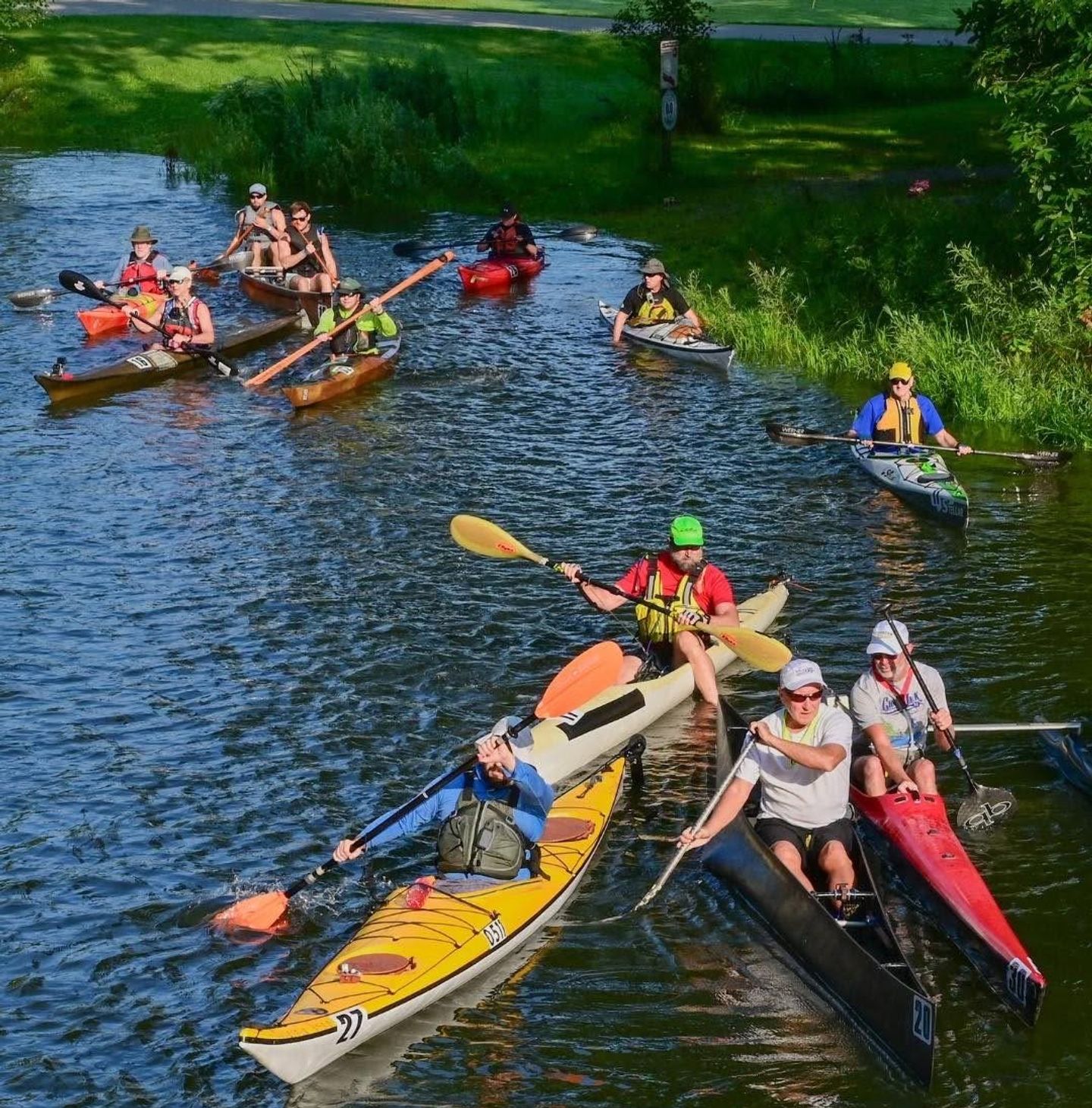 Kayaking with Friends: (Photo Credit: Visit Mercer County, PA)