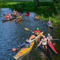 Kayaking with Friends: (Photo Credit: Visit Mercer County, PA)