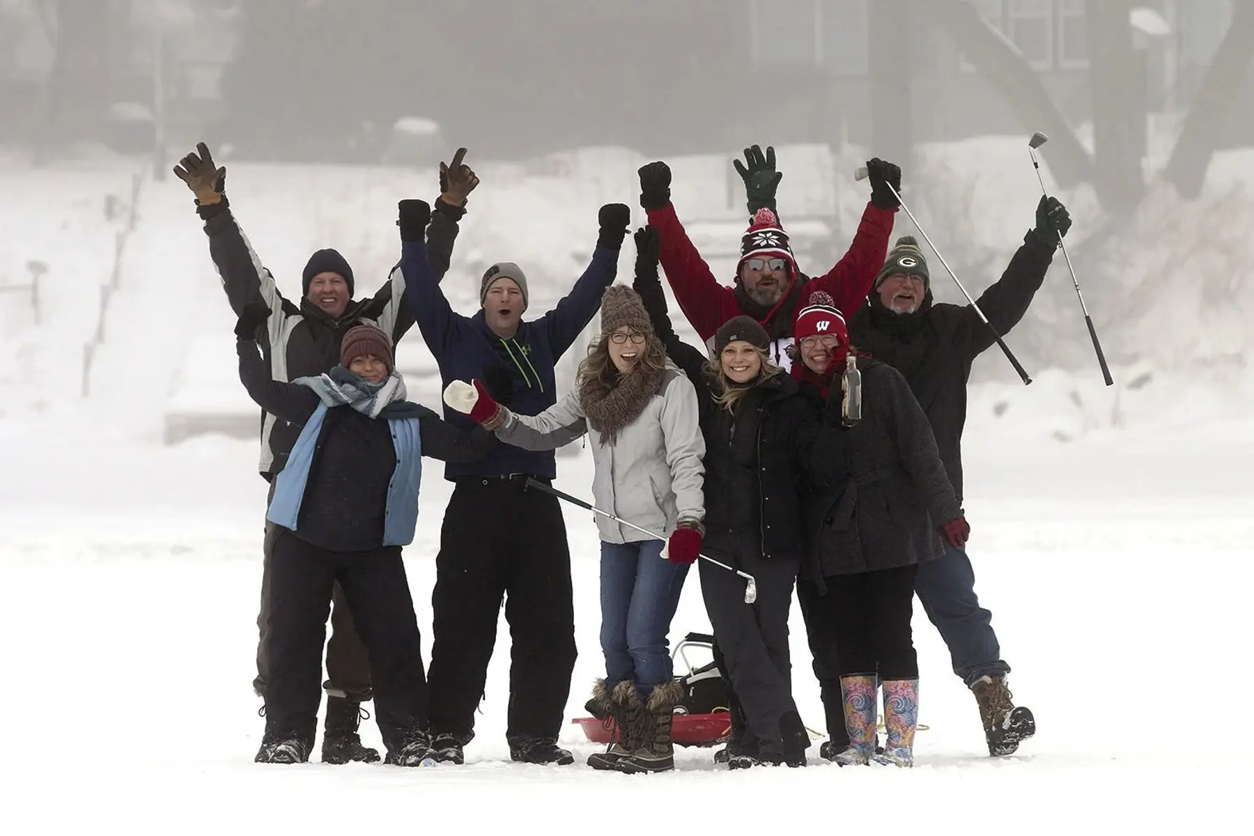 The Knickerbocker Ice Festival (Credit to Enjoy Jefferson County Wisconsin Tourism Facebook Page)