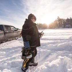 Ice fishing in Eau Claire (Credit: Think Eau Claire)