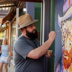Local art (credit to Downtown Manhattan, KS)