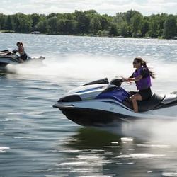 Jet Skiing on Lake Freeman