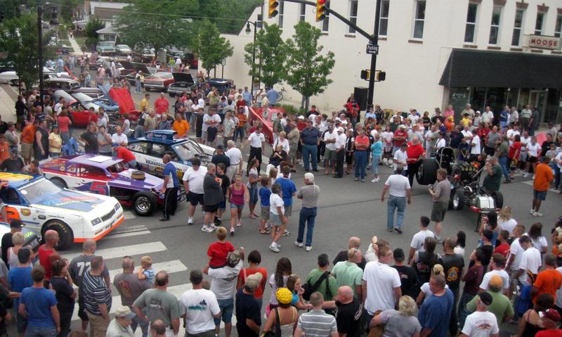 Downtown New Haven car show