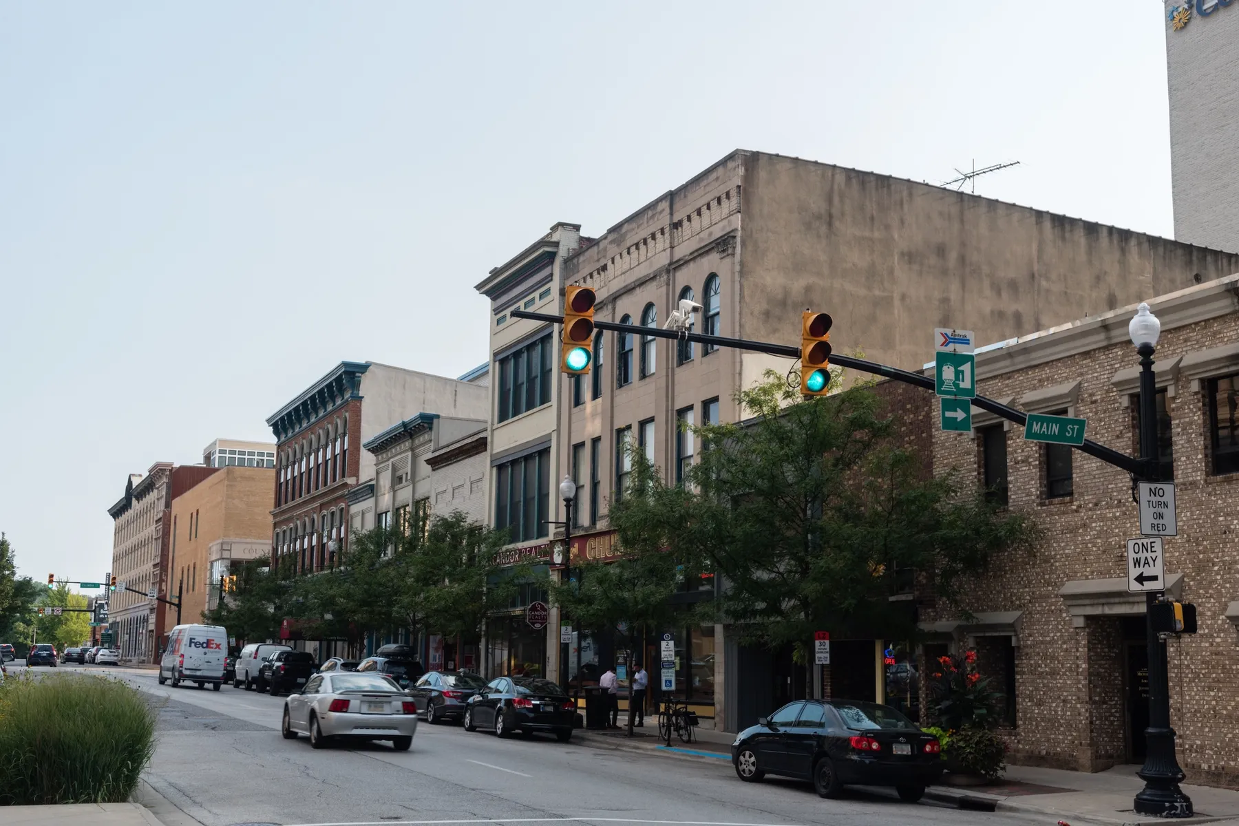 Summer in downtown Lafayette, Indiana