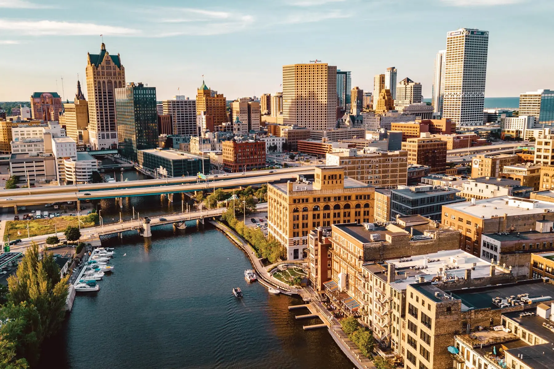 Downtown Milwaukee (Credit: MKE Tech)